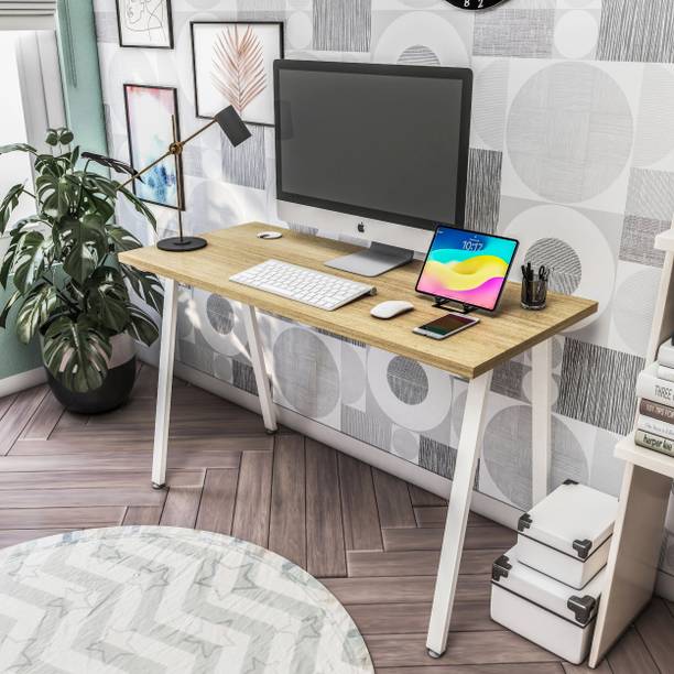 HNI India NUCLEO Ergonomic Executvie Desk & Table for office, Home & Study (1200MM) Solid Wood Multipurpose Table