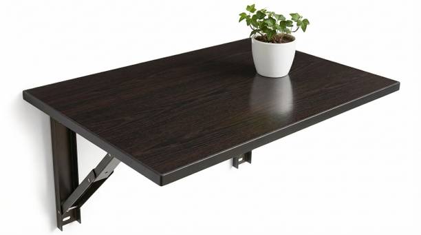 Malbro Foldable-Wall Mounted Table Wooden Study Desk 60x40 cm Space Saving Shelf Engineered Wood Study Table