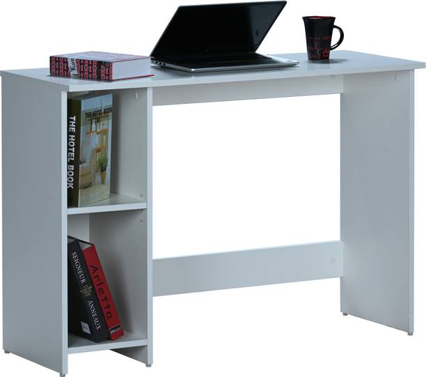 Moni Tara Apollo White Engineered Wood Office Table