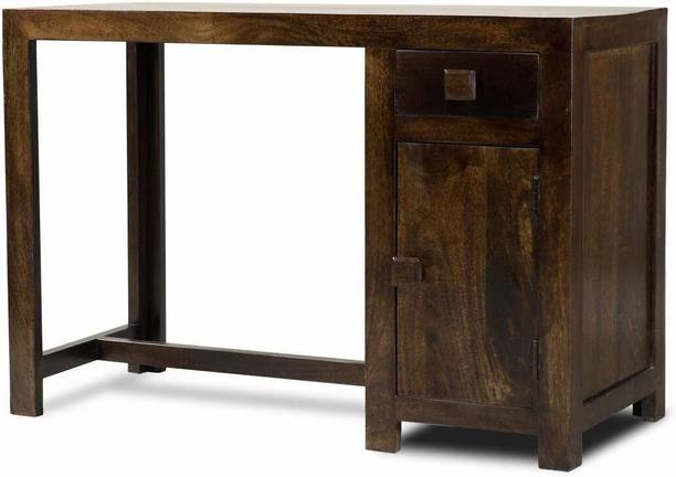 APRODZ Mango Wood Pisco Study Desk Table for Home and Office Solid Wood Study Table