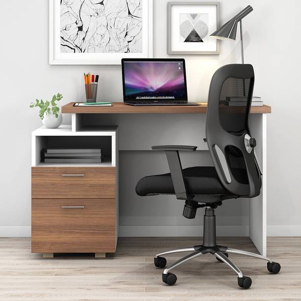 Durian Pure Barkley Engineered Wood Office Table