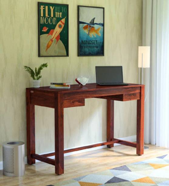 Allie Wood Nuevo Sheesham ( Rosewood ) Solid Wood Study Table