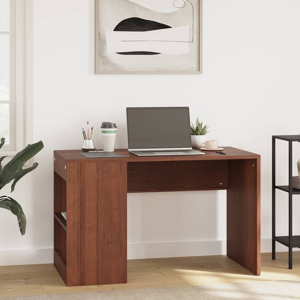 AD & AV study /office table wallnut Engineered Wood Study Table