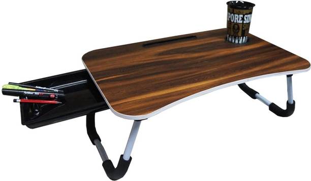Muren Multipurpose Table/Office Table Stand/Laptop Table Foldable with storage Solid Wood Study Table