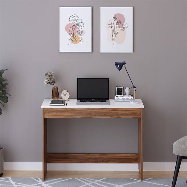 FURNEASER Boris Computer & Laptop Desk, WFH, Gaming Table, Engineered Wood Study Table