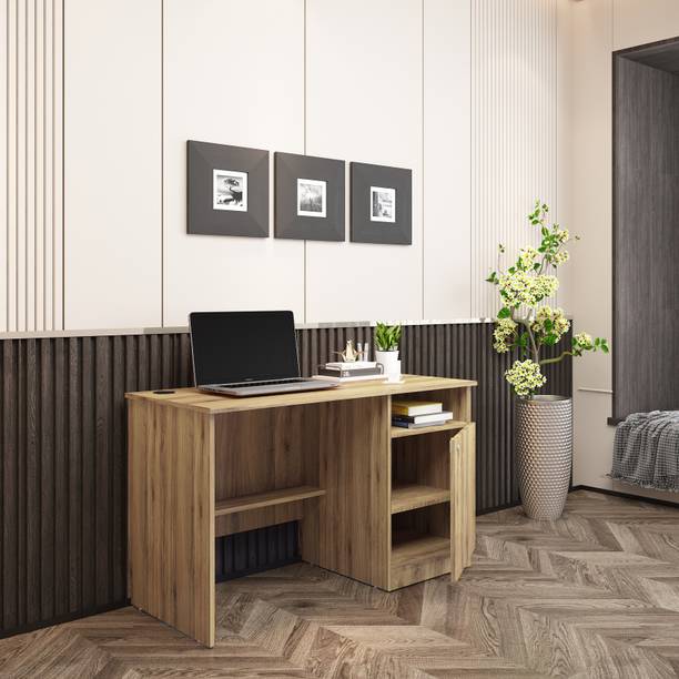 spacesbyU Mitosi Study Table with Storage | Computer Table | Office Table | Engineered Wood Study Table