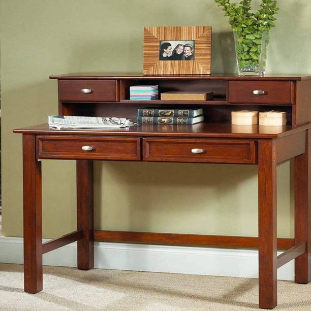 WOODSTAGE Sheesham Wood Study/Computer Table with Drawer Storage For Home Solid Wood Study Table