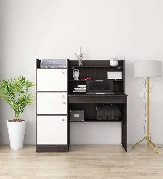 Adyasha Engineered Wood Study Table with Storage | Modern Writing Desk for Home & Office Engineered Wood Study Table