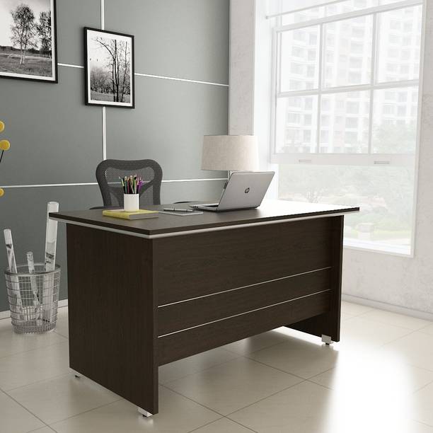 SPACEWOOD Engineered Wood Office Table