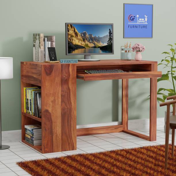 GF Furniture Sheesham Multipurpose Study Table for Home/Office Area, WorkDesk ,Computer Table Solid Wood Multipurpose Table