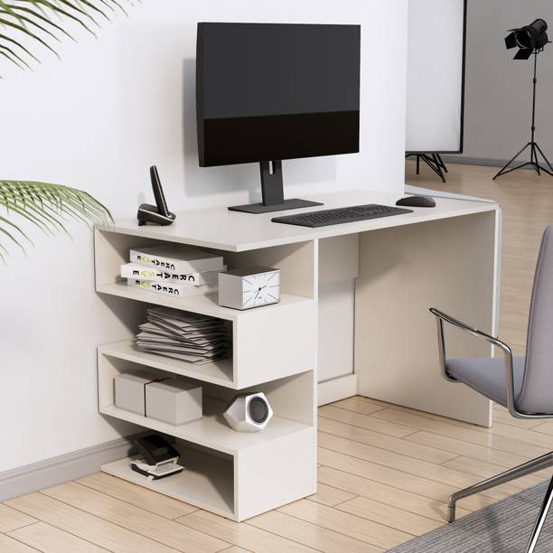Hexa Red Study Table for Adults, Computer Table, Study Table for Students, Office Table Engineered Wood Study Table