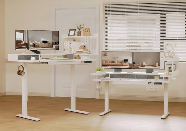 Artikel Stackon Electric Height Adjustable Table | Sit Stand Desk | Home & Office Engineered Wood Multipurpose Table