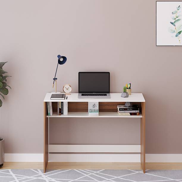 FURNEASER Witely Computer & Laptop Table | WFH Desk | Gaming Table | Engineered Wood Study Table
