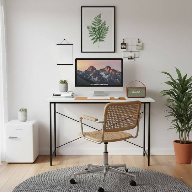 Shiv Study or Work Table, Foldable Engineered Wood Computer Desk Solid Wood Office Table