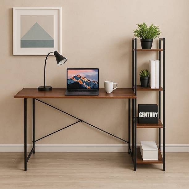 TEKAVO work from home, office Desk 120D x 52W x 75H CM) Engineered Wood Office Table