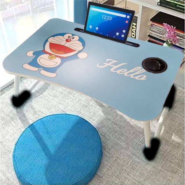 Elysiara Doraemon printed Study Table Wood Portable Laptop Table