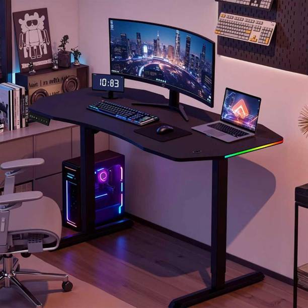Artikel Electric Height Adjustable Gaming Table, Home & Office Sit-Stand Desk Engineered Wood Office Table