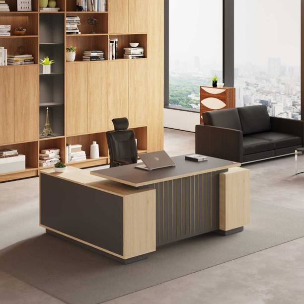 RED APPLE FURNITURE Engineered Wood Office Table