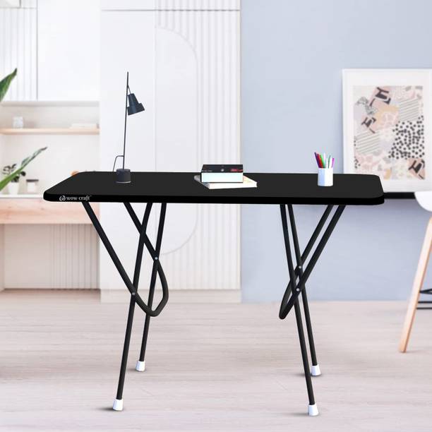 wow craft Multi Purpose Portable & Foldable Wooden Table/Desk for Home & Office Engineered Wood Study Table