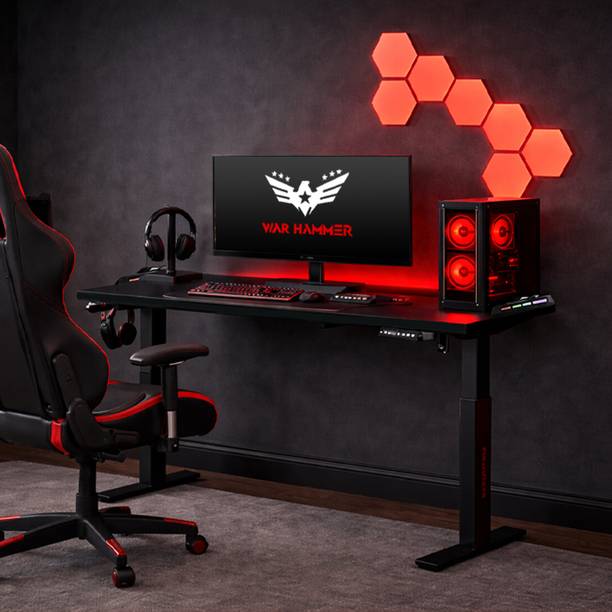 War Hammer Engineered Wood Office Table