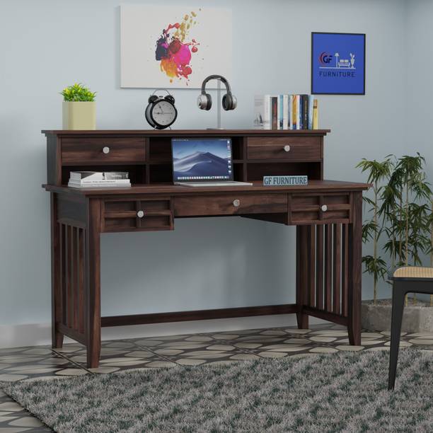 GF Furniture Sheesham Multipurpose Study Table for Home/Office Area, WorkDesk ,Computer Table Solid Wood Study Table