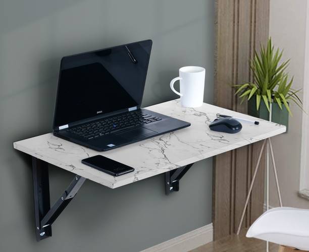 Torche Torche 16x 24 inches Wall Mounted Table Foldable | Wall Table | Foldable Solid Wood Office Table