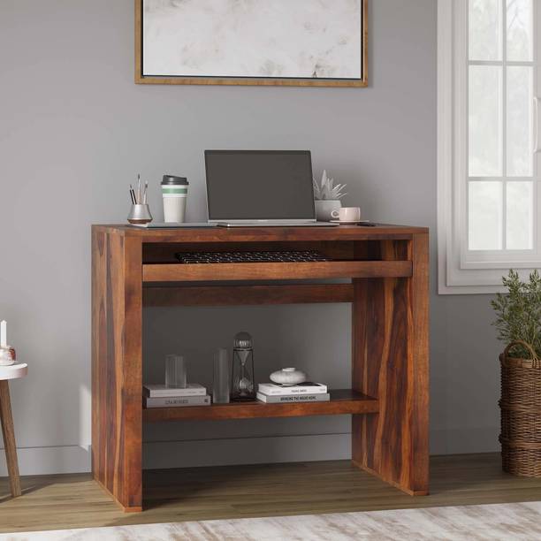 Allie Wood Rosewood (Sheesham) Solid Wood Study Table