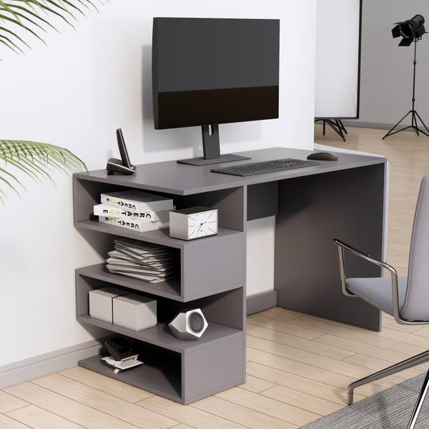 Hexa Red Study Table for Adults, Computer Table, Study Table for Students, Office Table Engineered Wood Study Table
