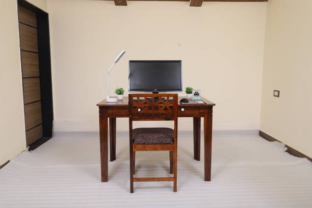 Allie Wood Rosewood (Sheesham) Solid Wood Study Table