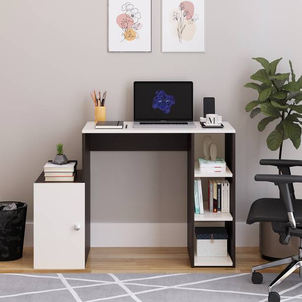 WOODWIDER Briana Computer & Gaming Desk, Engineered Wood Study Table