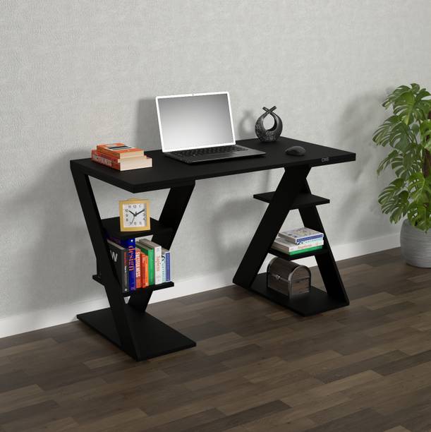 Das Yana Study for Home Office Computer Table WFH Desk with, Large Size 100 x 50 cm Engineered Wood Study Table