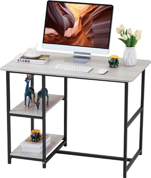 Pazano Multipurpose Study Table, Laptop Table, Computer and Office Table (100X60cm) Engineered Wood Study Table