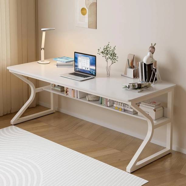 TEKAVO Kynes White-120 Engineered Wood Multipurpose Table
