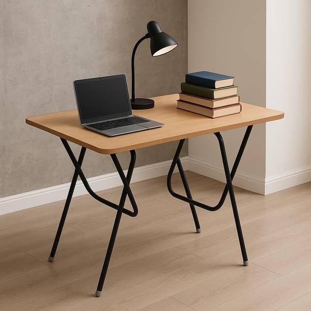 ICONPLUS Multipurpose Study & Work Table | Wooden Computer Desk for Office Solid Wood Multipurpose Table
