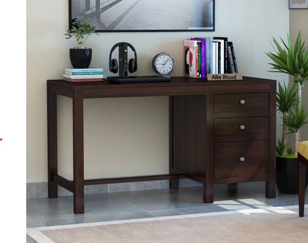 Allie Wood Alkin Sheesham ( Rosewood ) Solid Wood Study Table