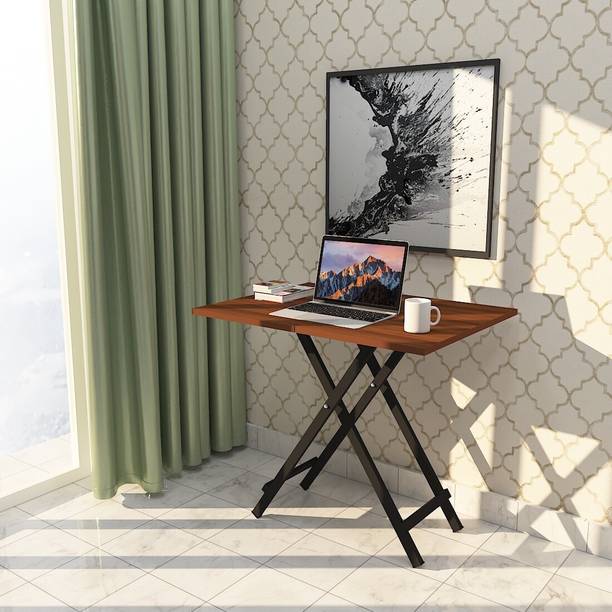 Pazano Multipurpose Foldable Table For Study, Office Laptop, Work From Home Table (80x60x75) Engineered Wood Study Table