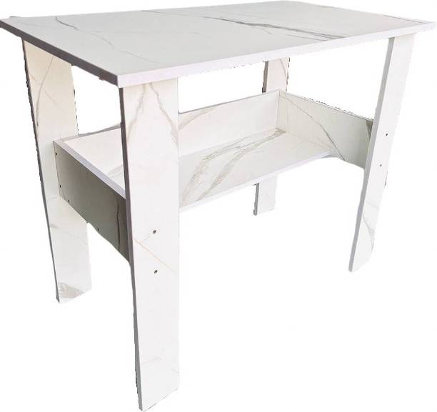 NE Furniture Engineered Wood Computer Desk with One Tier Shelves Laptop Study Table Engineered Wood Study Table