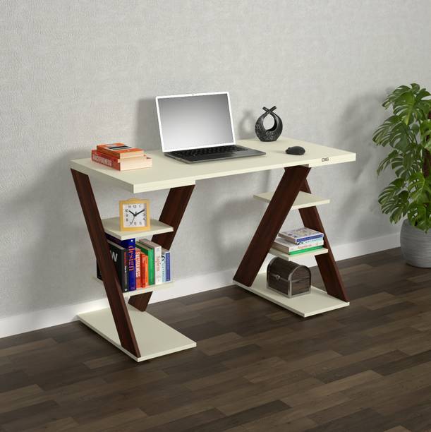 Das Yana Study for Home Office Computer Table WFH Desk with, Large Size 100 x 50 cm Engineered Wood Study Table