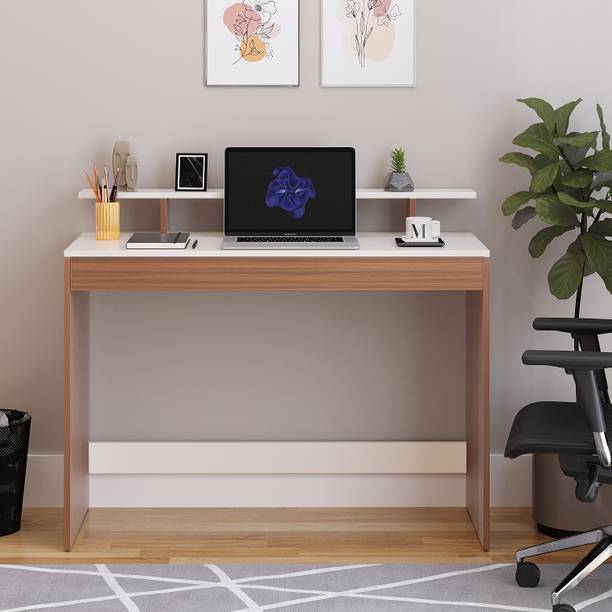 WOODWIDER Freya WFH Computer Table & Gaming Desk, Engineered Wood Study Table
