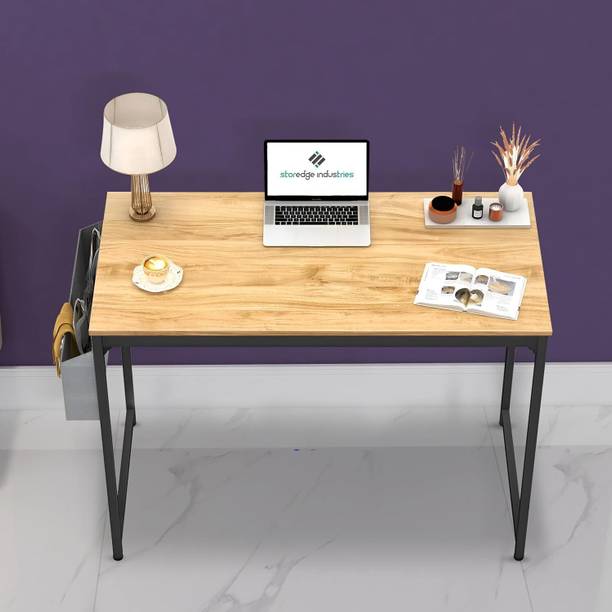 Plantex Solid Wood Computer Desk/Study Table for Home and Office(Natural,40inch) Solid Wood Multipurpose Table