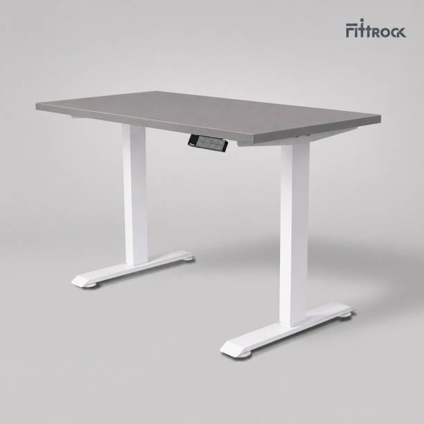 FittRock Dual Motor Height Adjustable Desk 1200x600mm | 4 Memory, 120kg, C-USB Engineered Wood Office Table