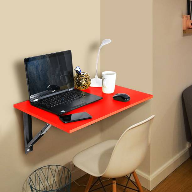 Torche Torche 16x 24 inches Wall Mounted Table Foldable | Wall Table | Foldable Solid Wood Office Table