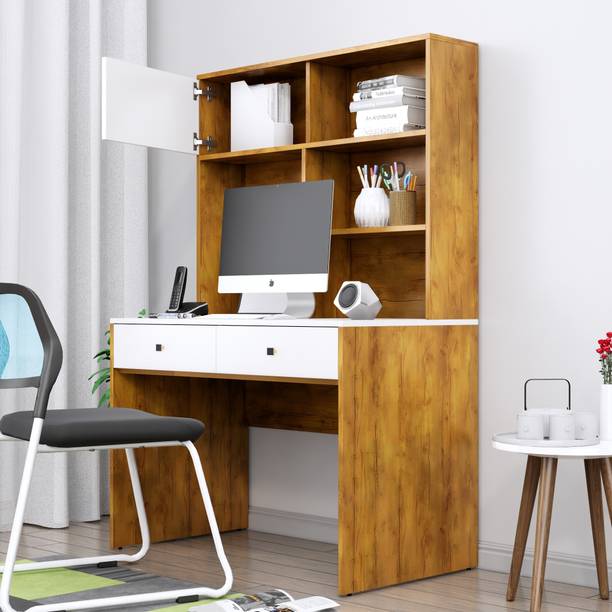 Hexa Red Study Table for Adults, Computer Table, Study Table for Students, Office Table Engineered Wood Study Table