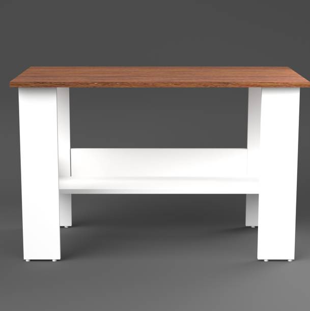 Ladybug Study / Office Table | No Doors / No Drawers – Open design Engineered Wood Office Table