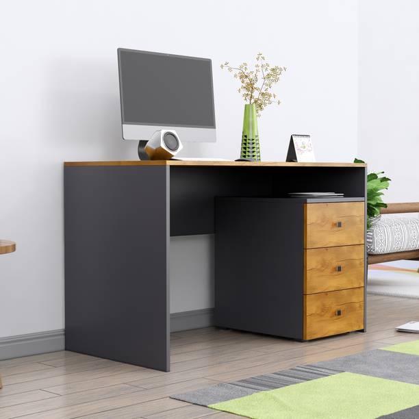 Hexa Red Study Table for Adults, Computer Table, Study Table for Students, Office Table Engineered Wood Study Table