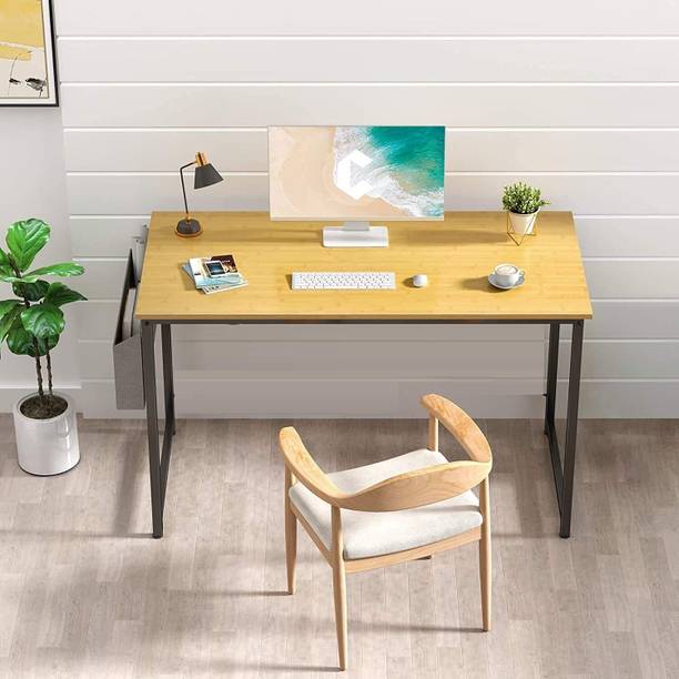 Plantex Computer Desk/Study/Writing Table for Students Laptop Table with Side Bag-32Inch Solid Wood Office Table
