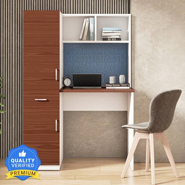 Durian Pure Barkley Hutch Engineered Wood Office Table