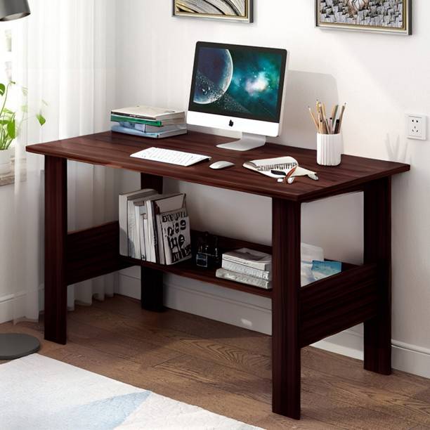 Matterhorn MOOT-10001MoldueaDarkBrown Engineered Wood Office Table