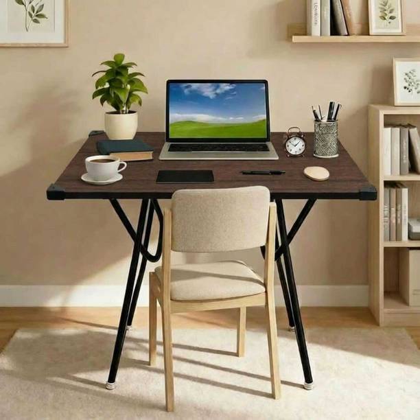 Mighty Home Multi Purpose Space Saver, Portable & Foldable Wooden /Desk for Home & Office Engineered Wood Study Table