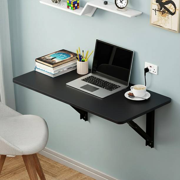 LUKZER Multipurpose Foldable Rack Shelf (MT-002 White) Engineered Wood Multipurpose Table